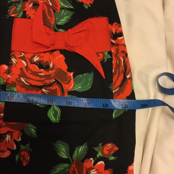 Lindy bop Rose wiggle skirt UK 14 - Picture 7 of 7